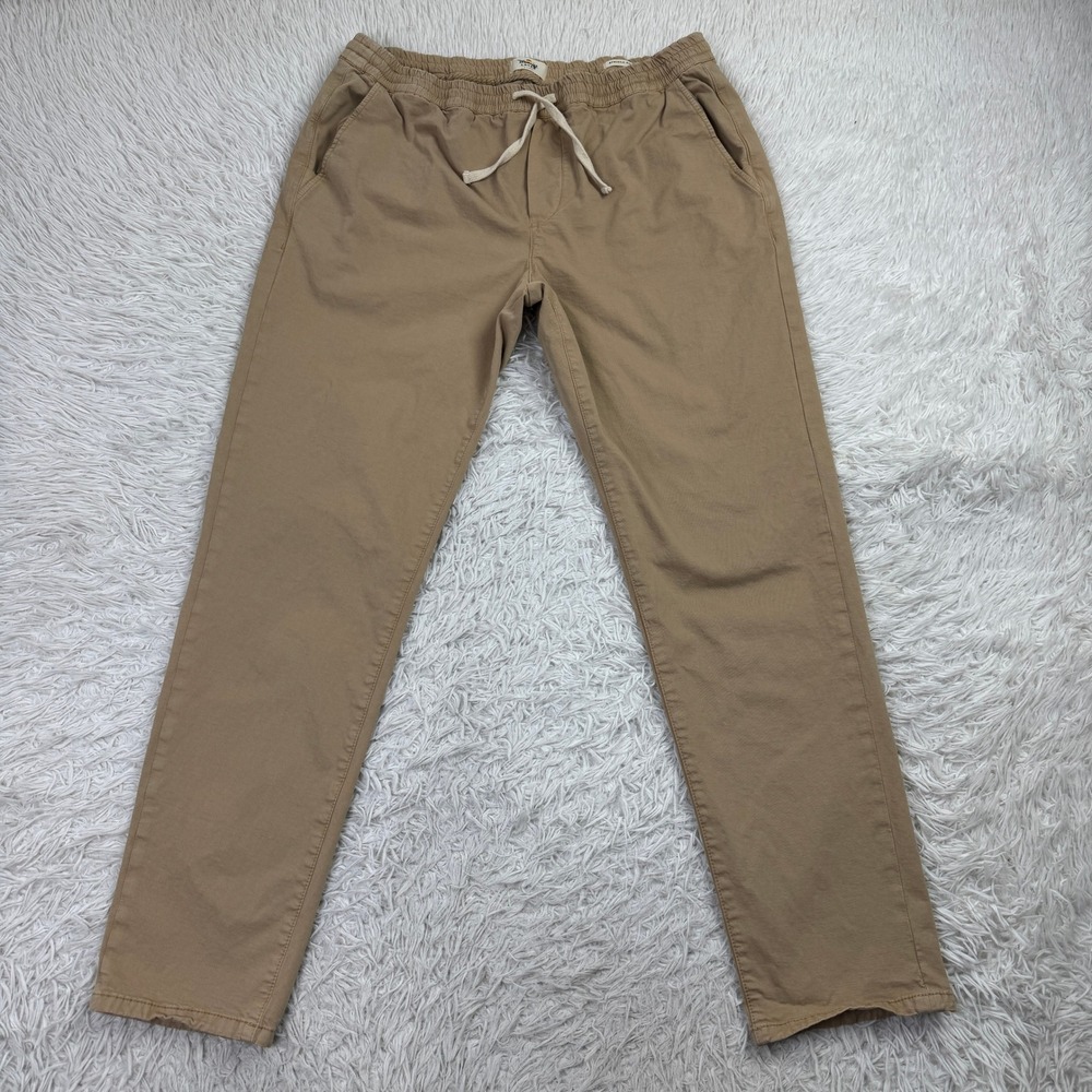 Marine Layer Pants Mens Extra Large Khaki Saturday Jogger Athletic Fit XL